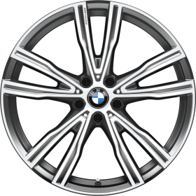 1W9 | 20" BMW Individual light alloy wheels V-spoke style 730 l with mixed tryes and runflat tyres